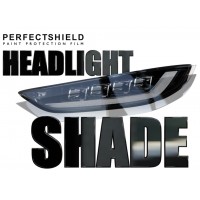 PerfectShield Headlight Shade - folia ochronna PPF do przyciemniania reflektorów (jasno szara)